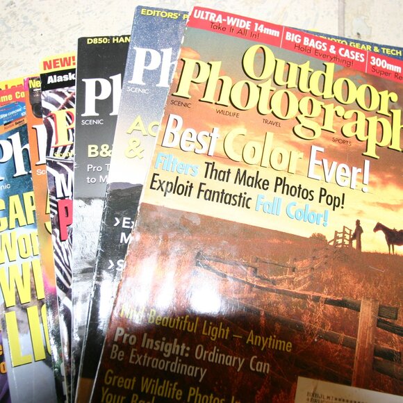 8 Vintage Outdoor Photographer magazines - collectible! - Picture 1 of 1